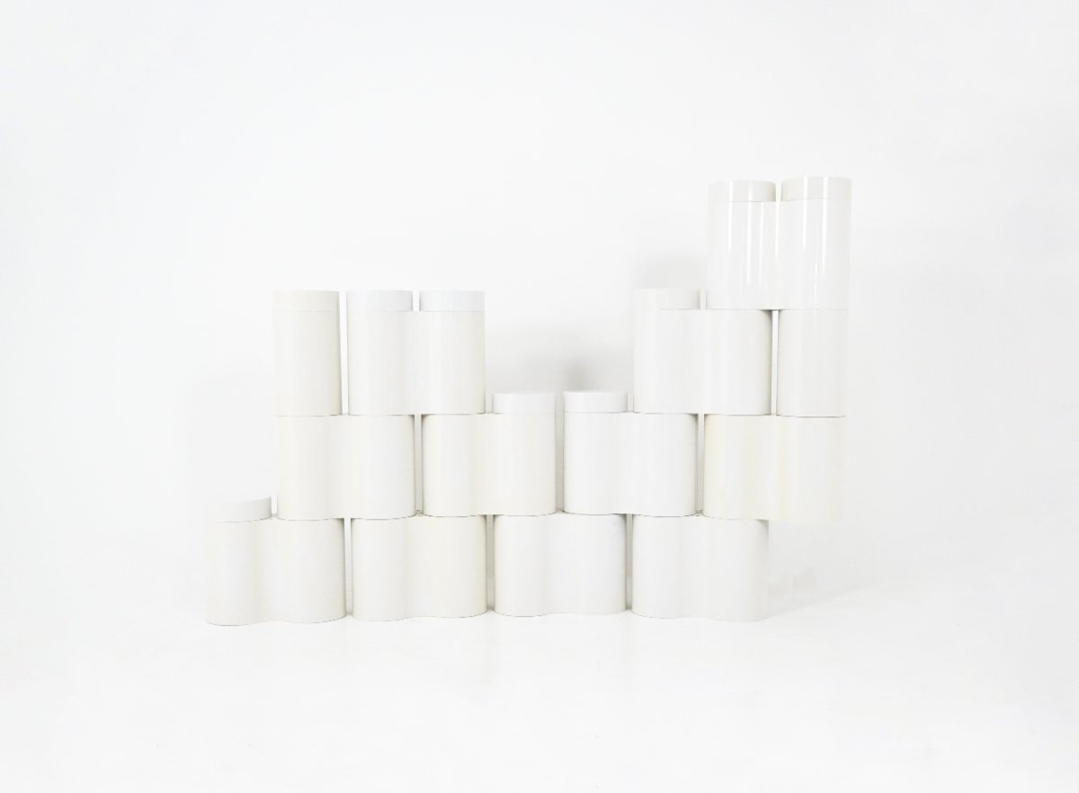 Séparateur de pièce modulable Fiocco  conçue par Pierluigi Spadolini pour Kartell, années 1970-photo-3