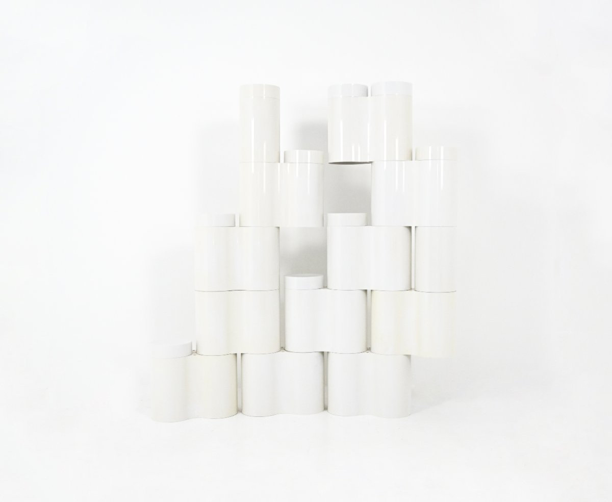 Séparateur de pièce modulable Fiocco  conçue par Pierluigi Spadolini pour Kartell, années 1970-photo-4