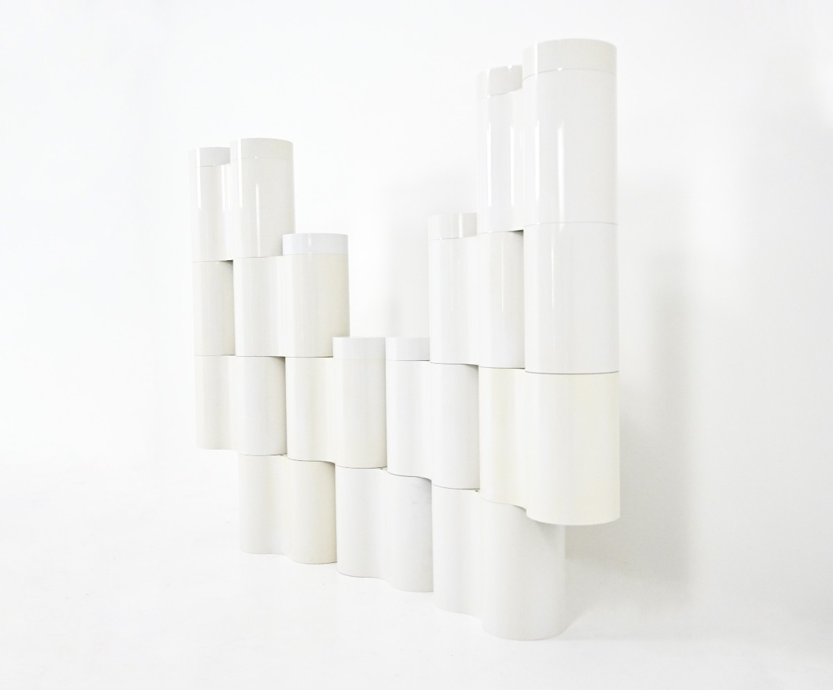 Séparateur de pièce modulable Fiocco  conçue par Pierluigi Spadolini pour Kartell, années 1970