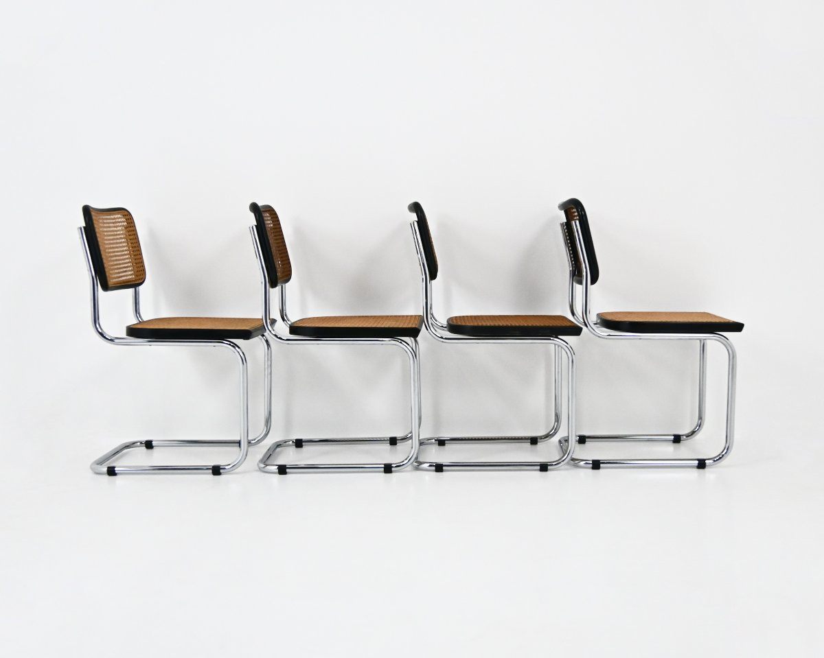 Dining Chairs Style B32 By Marcel Breuer Set Of 4-photo-3