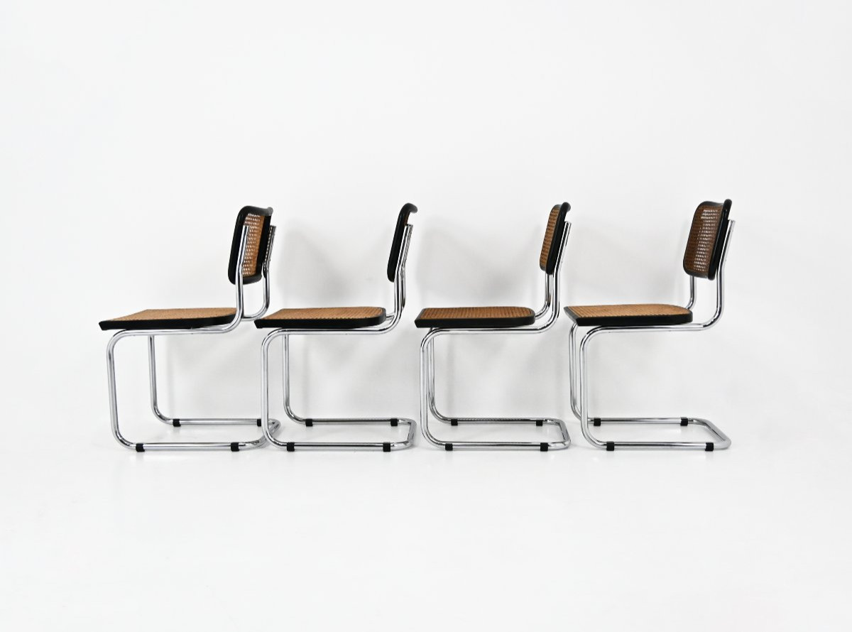 Dining Chairs Style B32 By Marcel Breuer Set Of 4-photo-4