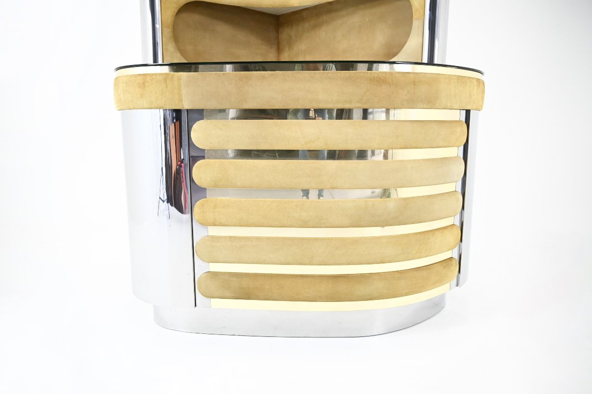 Bar Set Attributed To Willy Rizzo, 1970s-photo-3