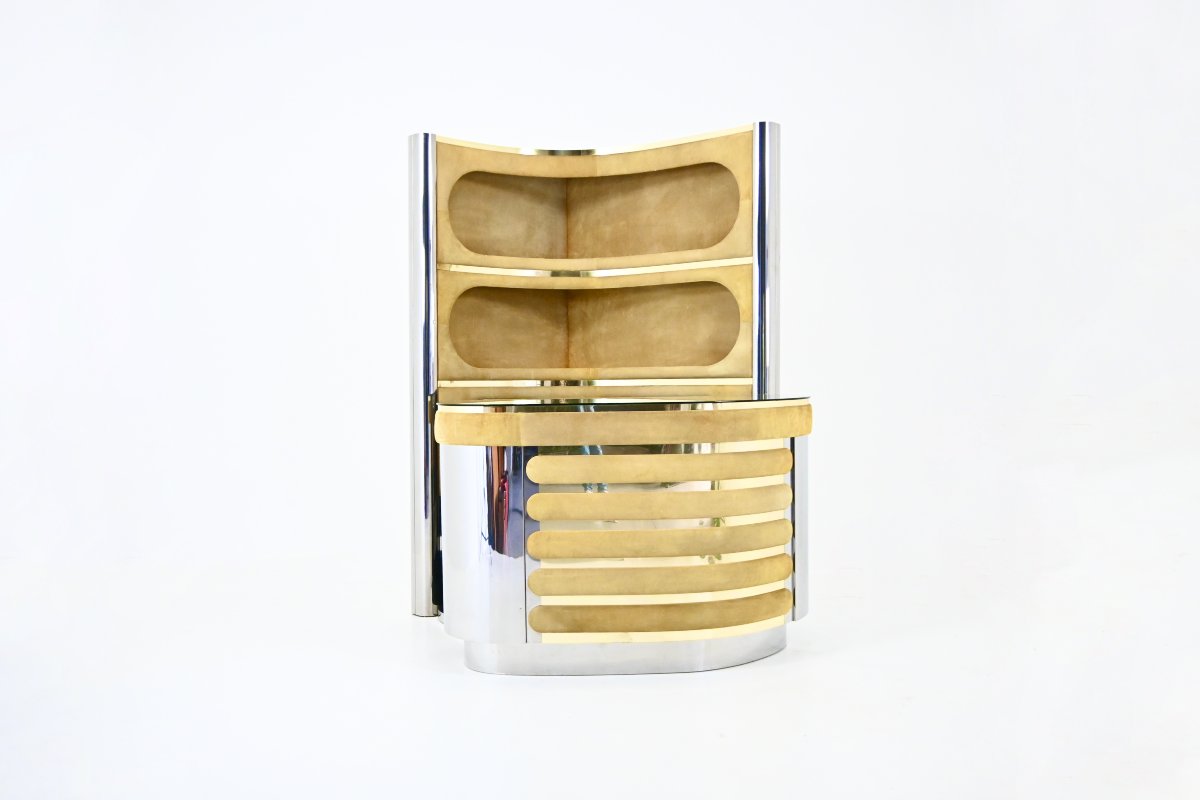 Bar Set Attributed To Willy Rizzo, 1970s