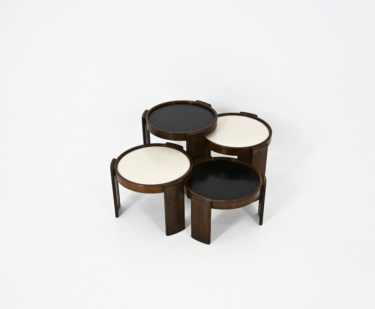 Tables gigognes modèle 780 de Gianfranco Frattini pour Cassina, années 1960-photo-2