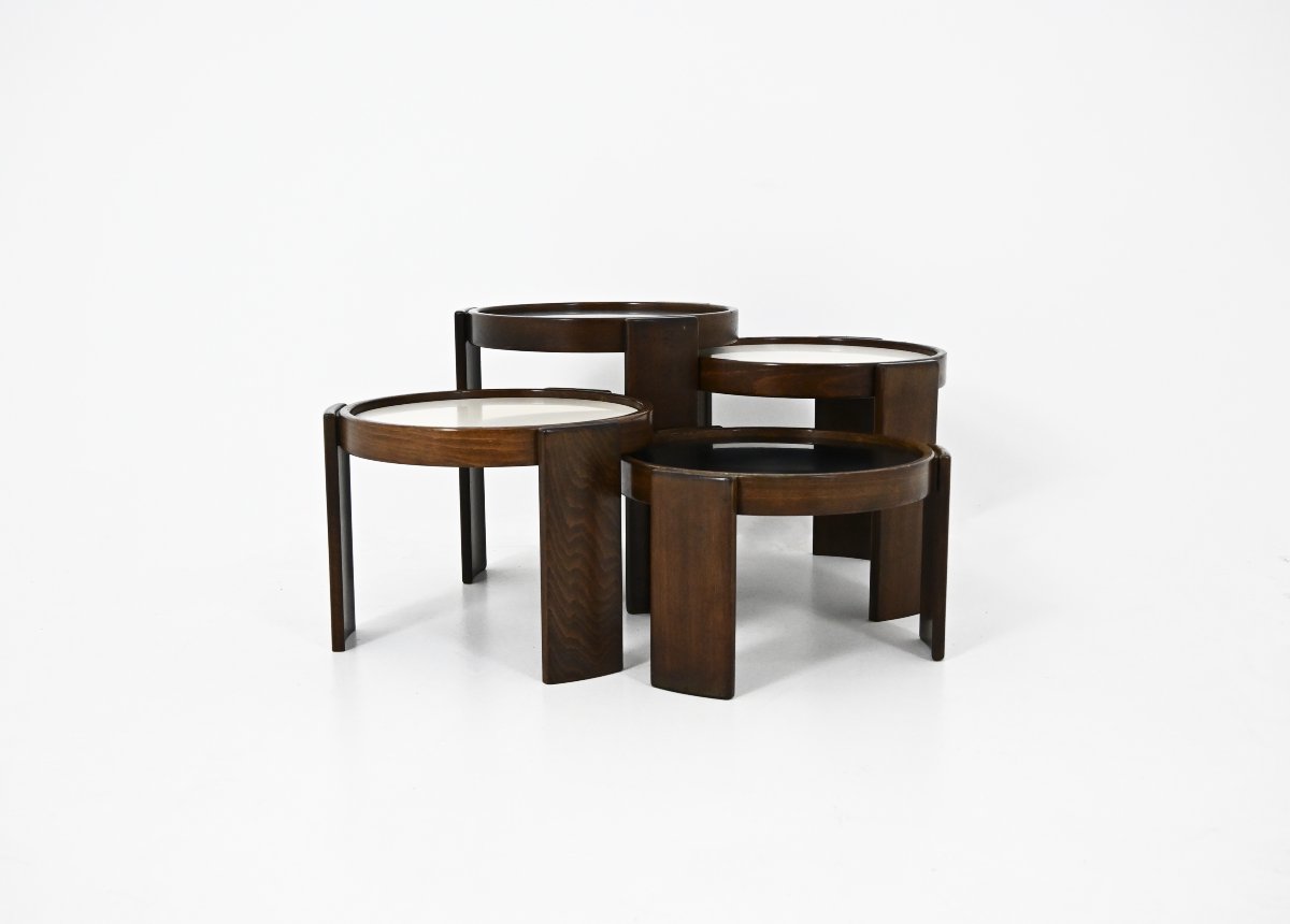 Tables gigognes modèle 780 de Gianfranco Frattini pour Cassina, années 1960