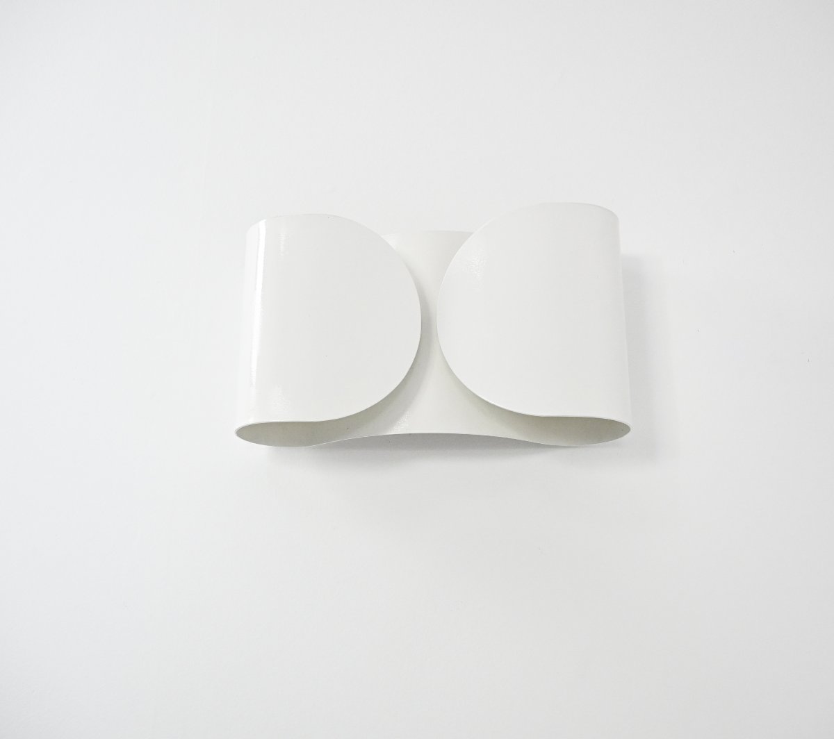 White Foglio Sconce By Tobia & Afra Scarpa For Flos, 1960s-photo-3