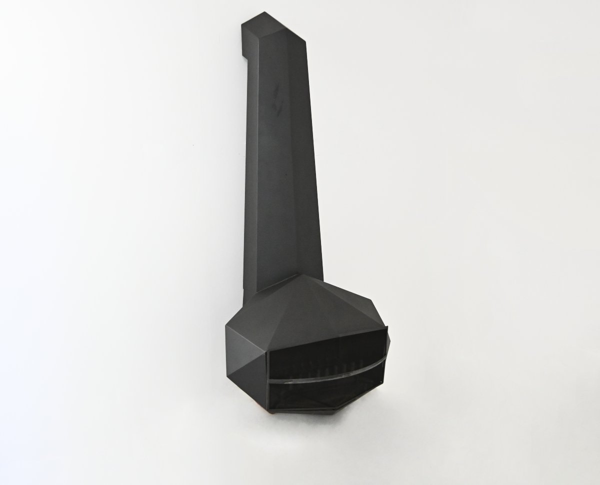 Cheminée murale « Diamond » de Don Bar, années 1970