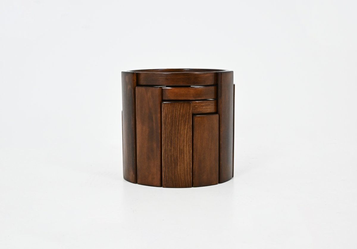 Set Of 4 Nesting Tables, Model 780, By Gianfranco Frattini For Cassina, 1960s-photo-3