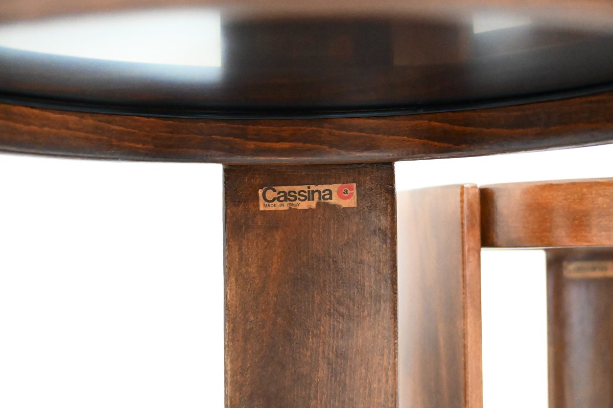 Set Of 4 Nesting Tables, Model 780, By Gianfranco Frattini For Cassina, 1960s-photo-6