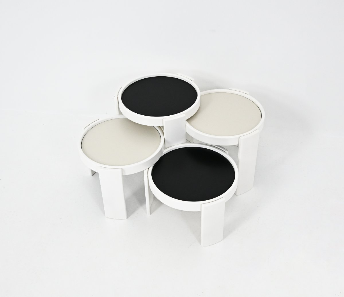 Tables gigognes modèle 780 de Gianfranco Frattini pour Cassina, années 1960, set de 4-photo-2