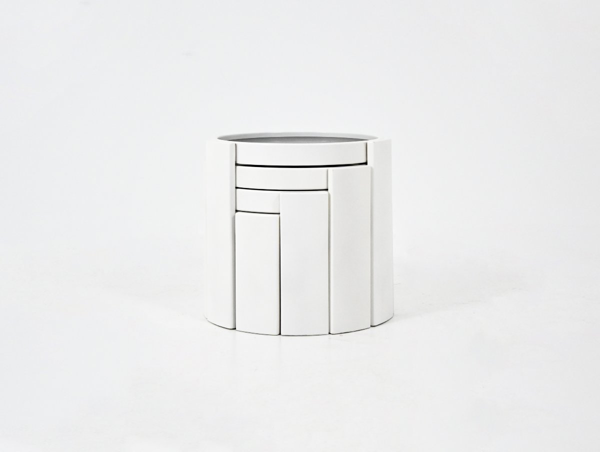 Tables gigognes modèle 780 de Gianfranco Frattini pour Cassina, années 1960, set de 4-photo-3