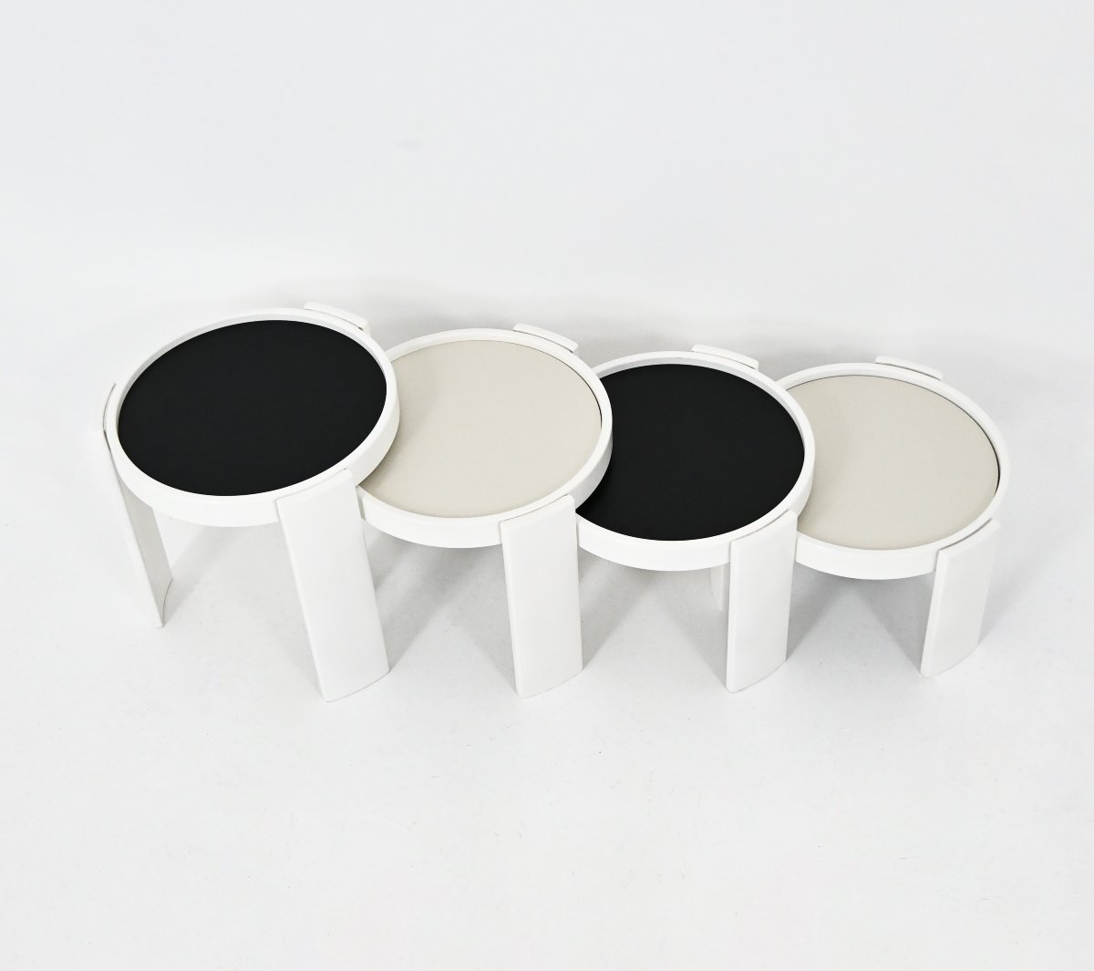 Tables gigognes modèle 780 de Gianfranco Frattini pour Cassina, années 1960, set de 4-photo-2