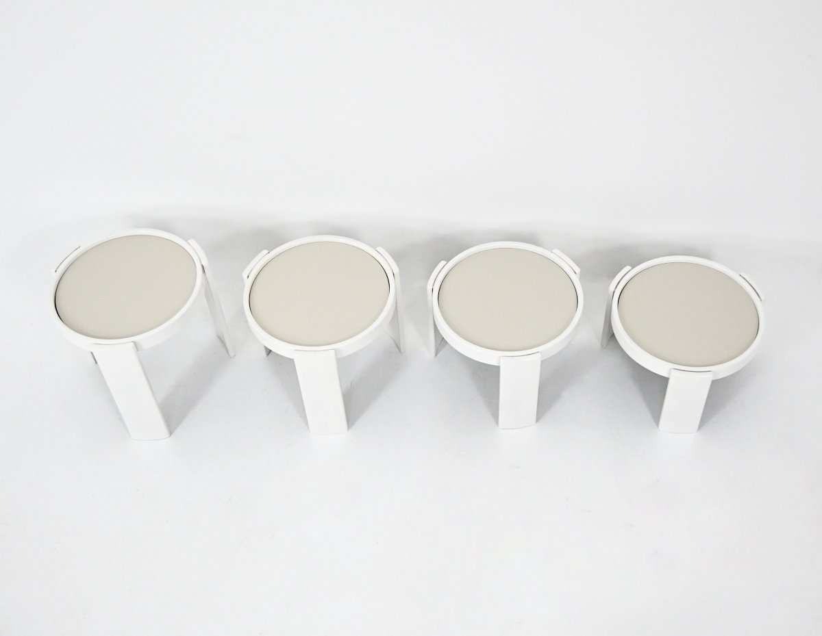 Tables gigognes modèle 780 de Gianfranco Frattini pour Cassina, années 1960, set de 4-photo-5