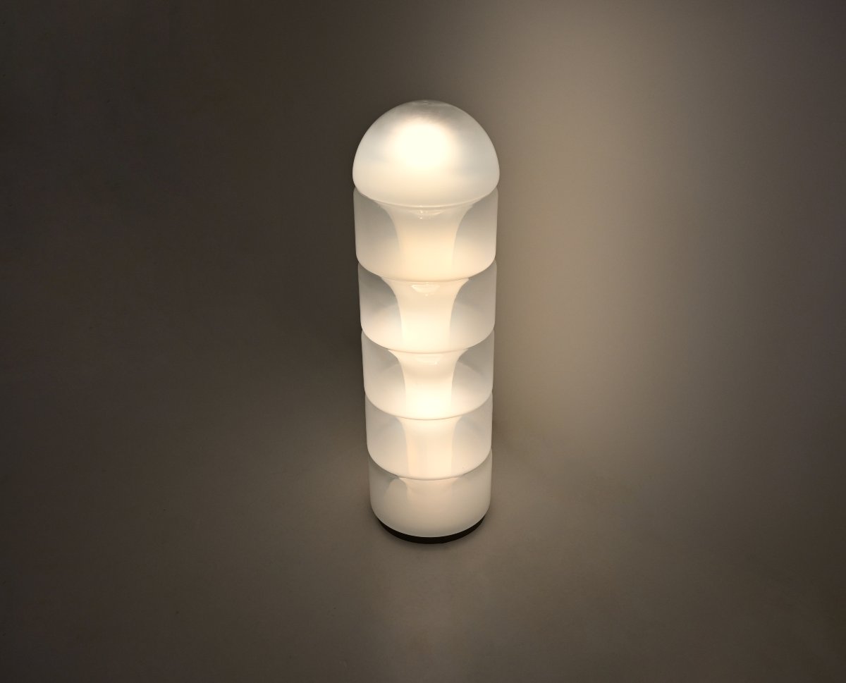 Lampadaire Sfumato LT316 en verre de Murano de par Carlo Nason pour Mazzega, années 1970-photo-3
