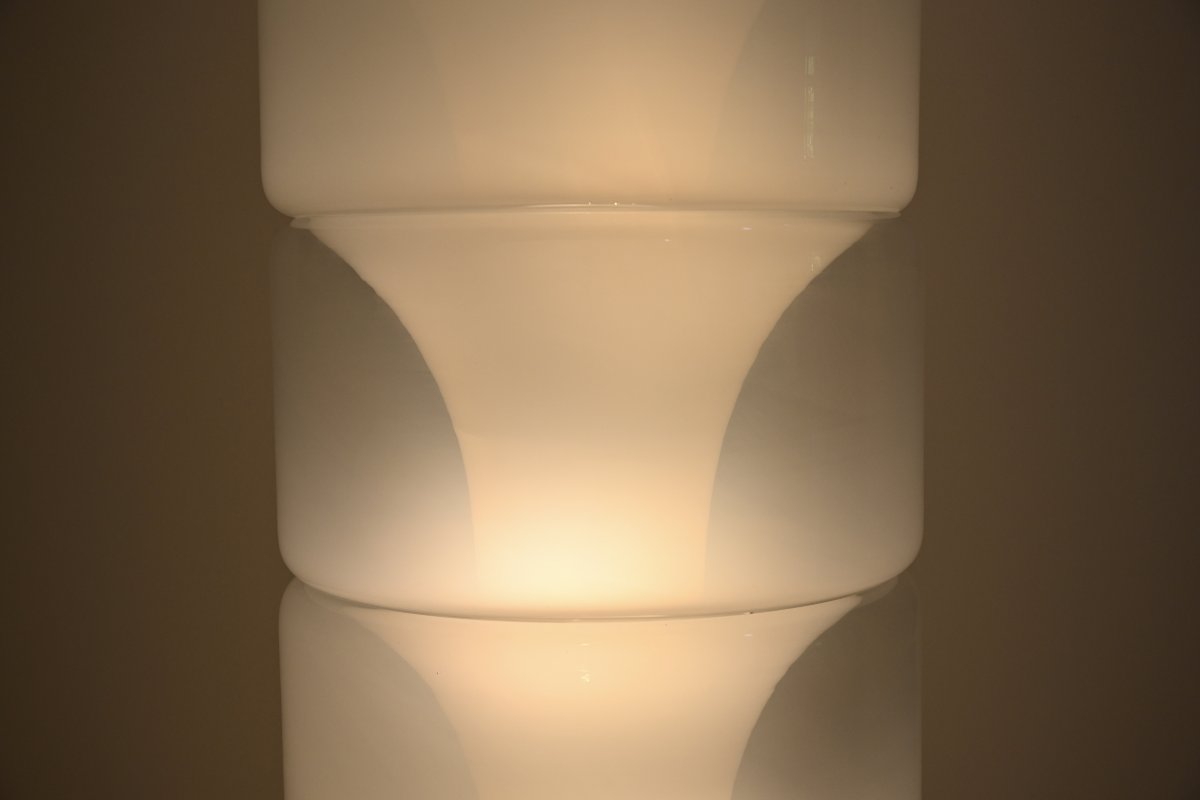 Lampadaire Sfumato LT316 en verre de Murano de par Carlo Nason pour Mazzega, années 1970-photo-5
