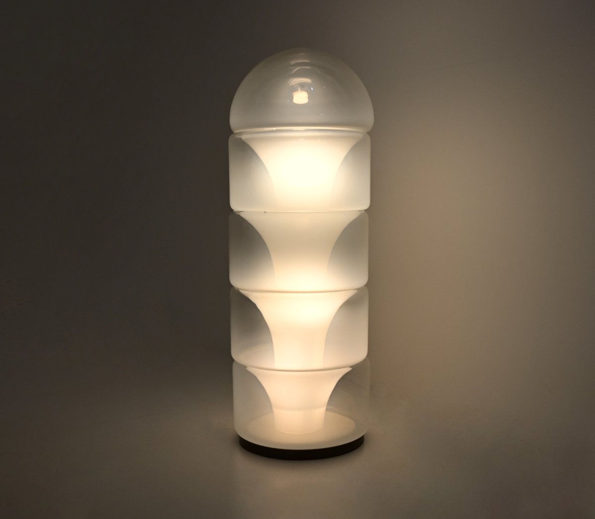 Sfumato Lt316 Murano Glass Floor Lamp, Designed By Carlo Nason For Mazzega, 1970s