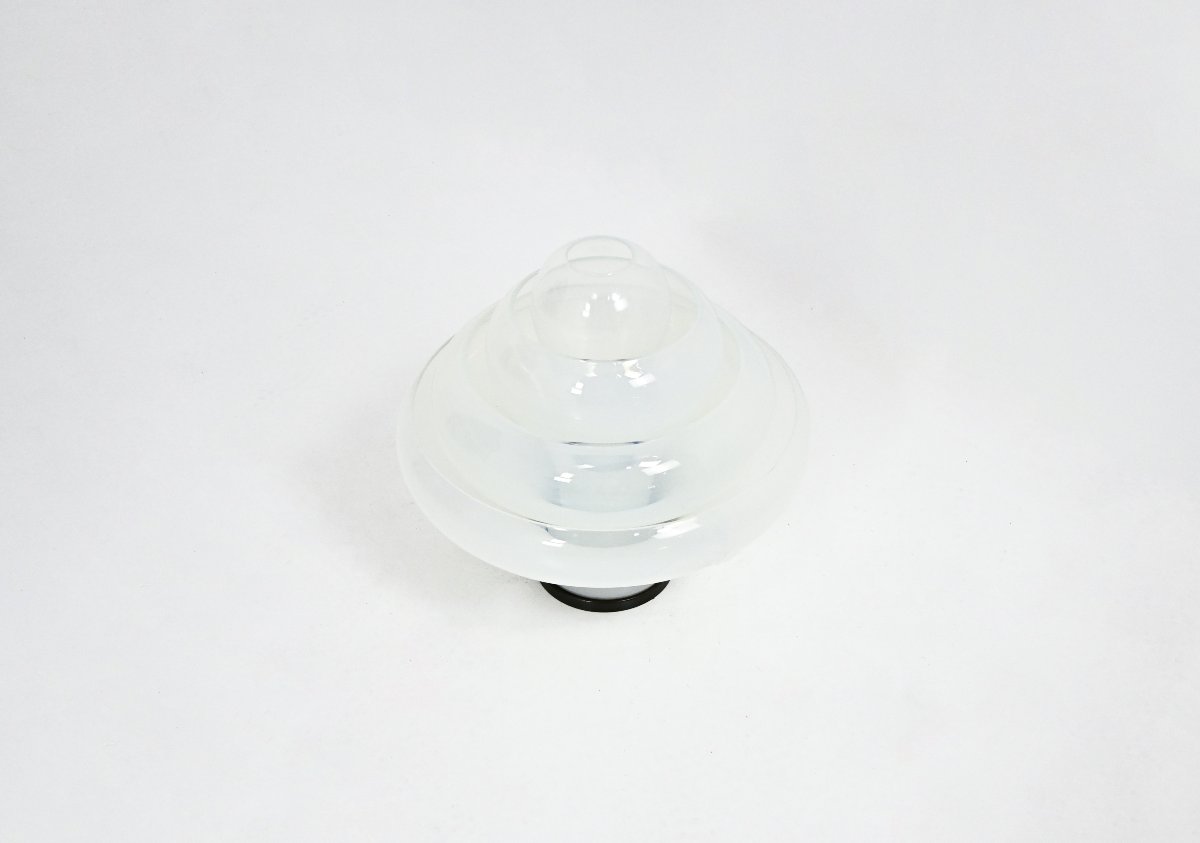 Lt305 “lotus” Table Lamp By Carlo Nason For Mazzega, 1960s-photo-4