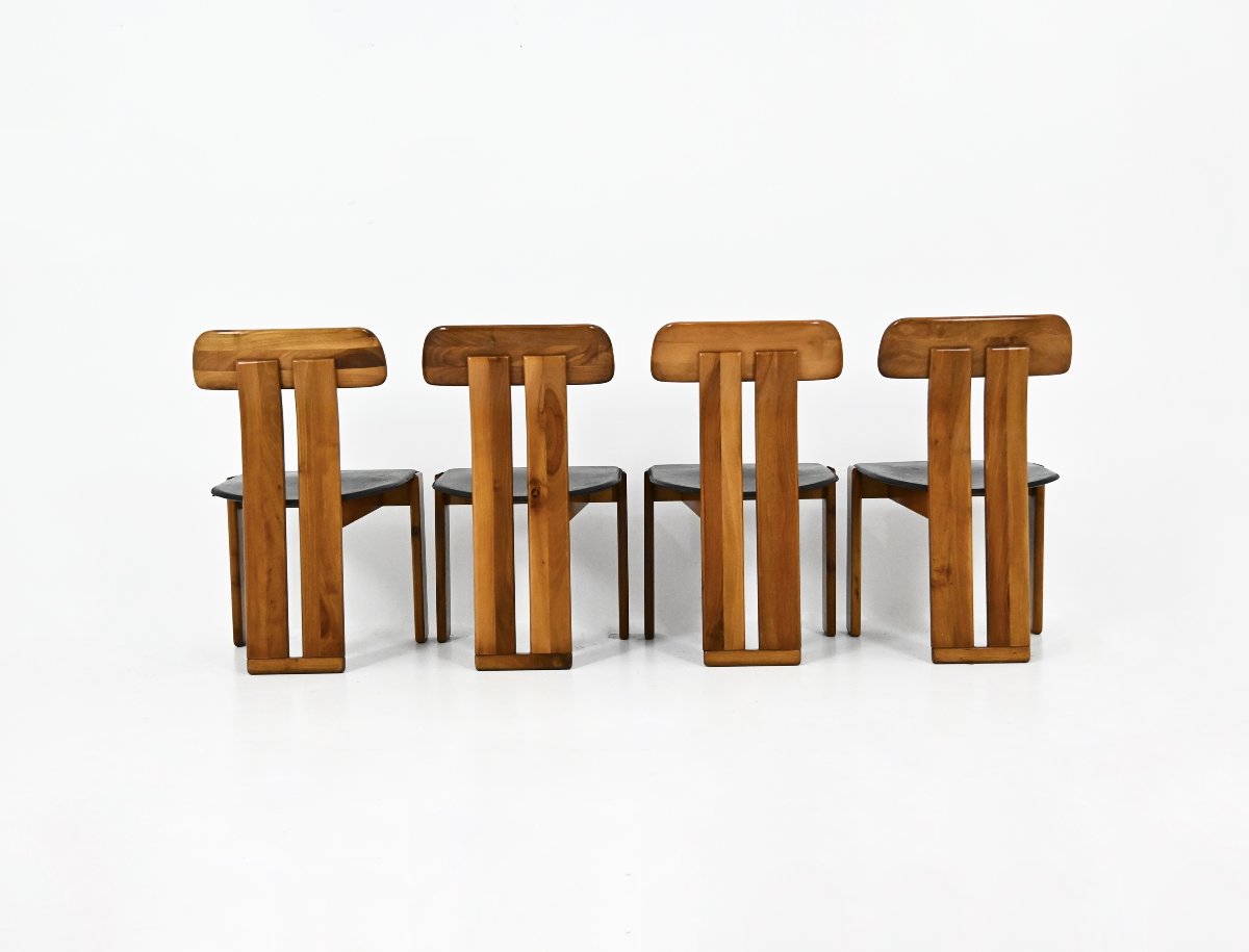 "sapporo" Dining Chairs By Mario Marenco For Mobilgirgi, 1970s, Set Of 4-photo-1