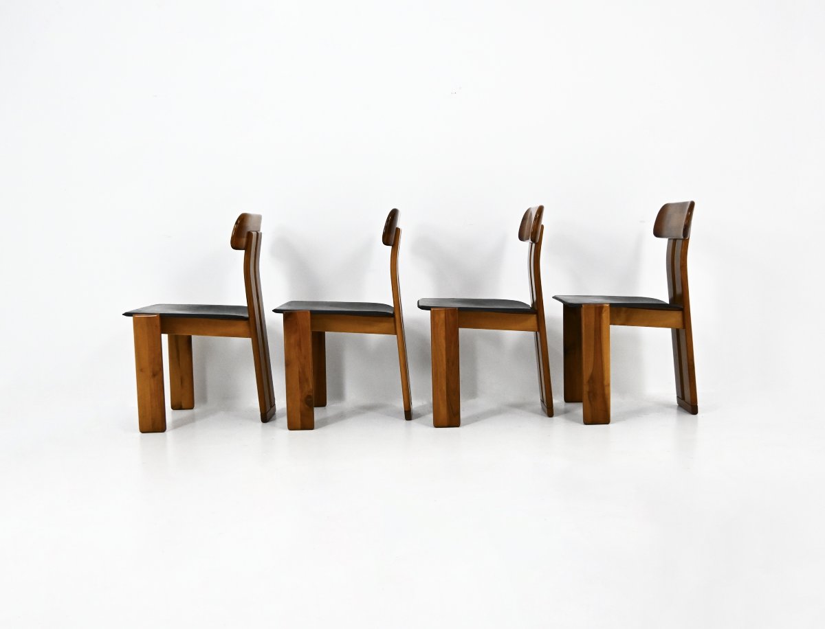 "sapporo" Dining Chairs By Mario Marenco For Mobilgirgi, 1970s, Set Of 4-photo-2