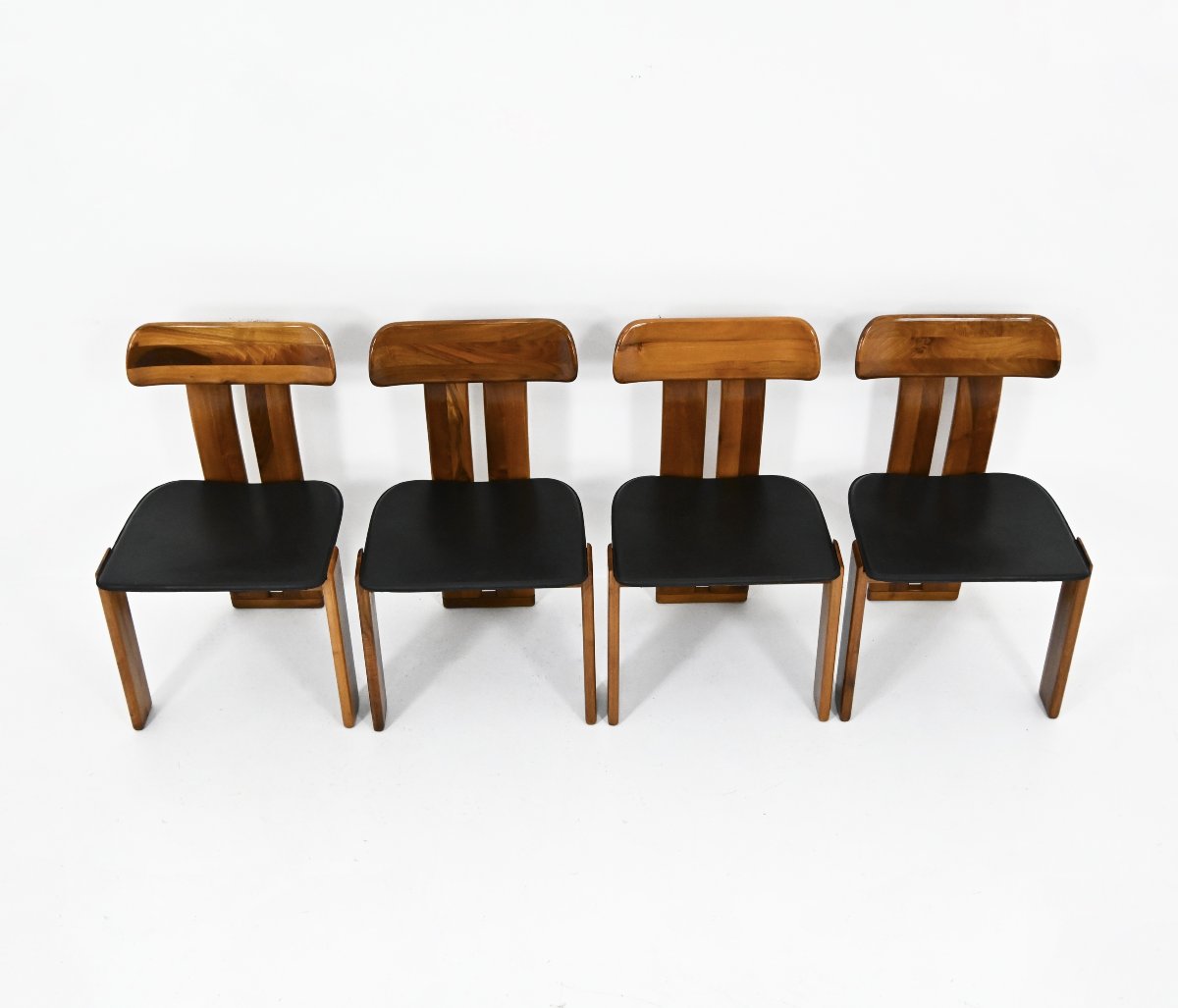"sapporo" Dining Chairs By Mario Marenco For Mobilgirgi, 1970s, Set Of 4-photo-3