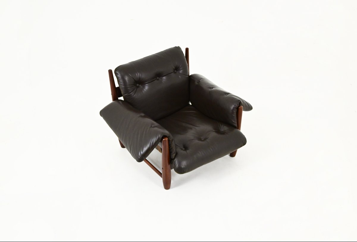 "sheriff" Armchair By Sergio Rodrigues For Isa Bergamo, 1960s-photo-2