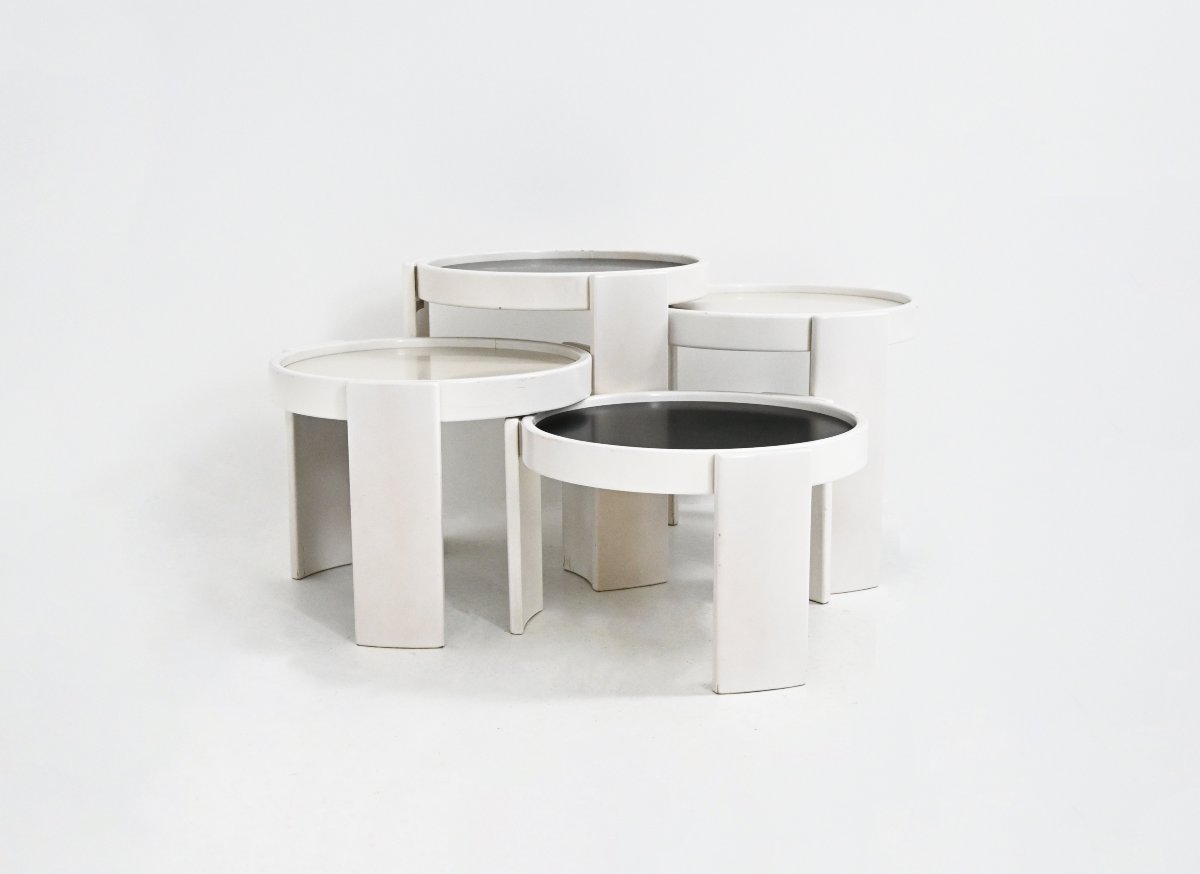 Tables gigognes modèle 780 de Gianfranco Frattini pour Cassina, années 1960-photo-2