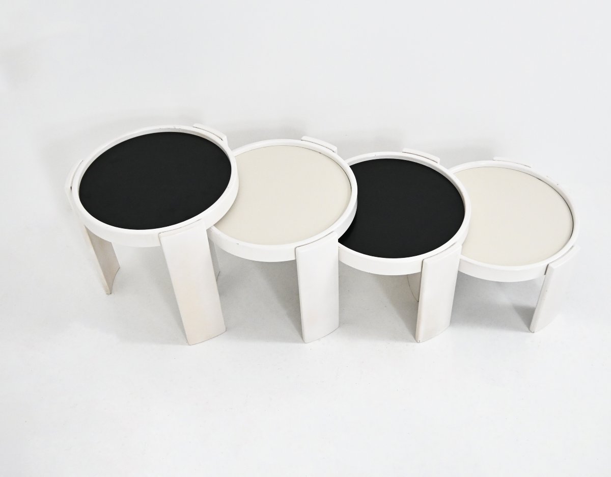 Tables gigognes modèle 780 de Gianfranco Frattini pour Cassina, années 1960-photo-4
