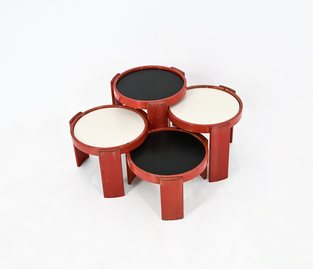 Tables gigognes modèle 780 de Gianfranco Frattini pour Cassina, années 1960-photo-2
