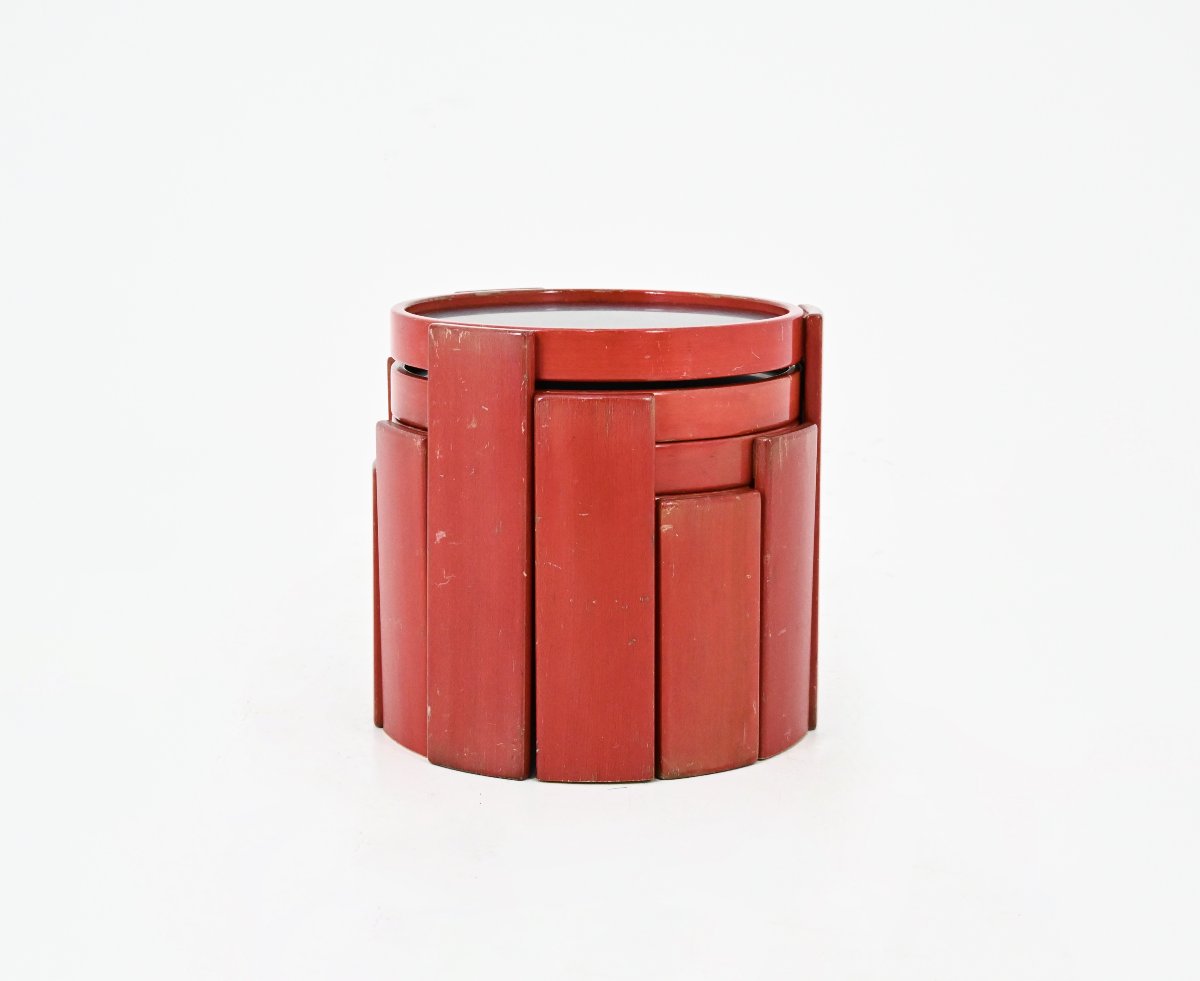 Tables gigognes modèle 780 de Gianfranco Frattini pour Cassina, années 1960-photo-3