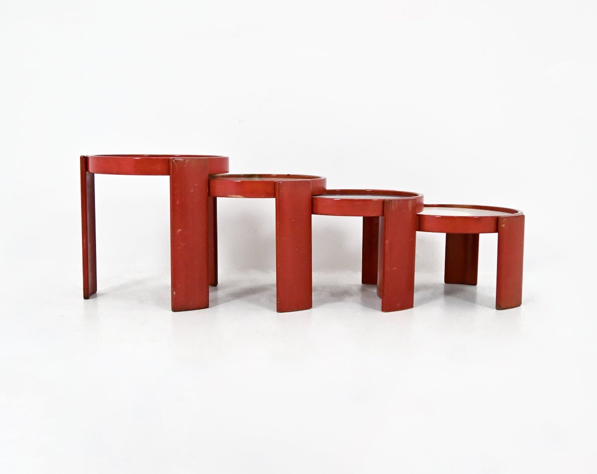 Tables gigognes modèle 780 de Gianfranco Frattini pour Cassina, années 1960-photo-4
