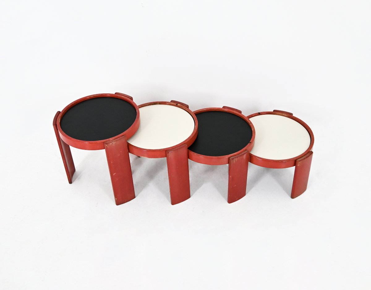 Tables gigognes modèle 780 de Gianfranco Frattini pour Cassina, années 1960-photo-1