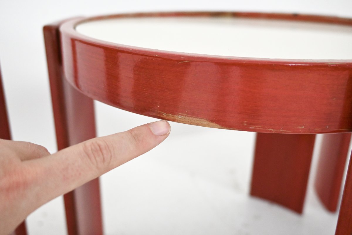 Tables gigognes modèle 780 de Gianfranco Frattini pour Cassina, années 1960-photo-8