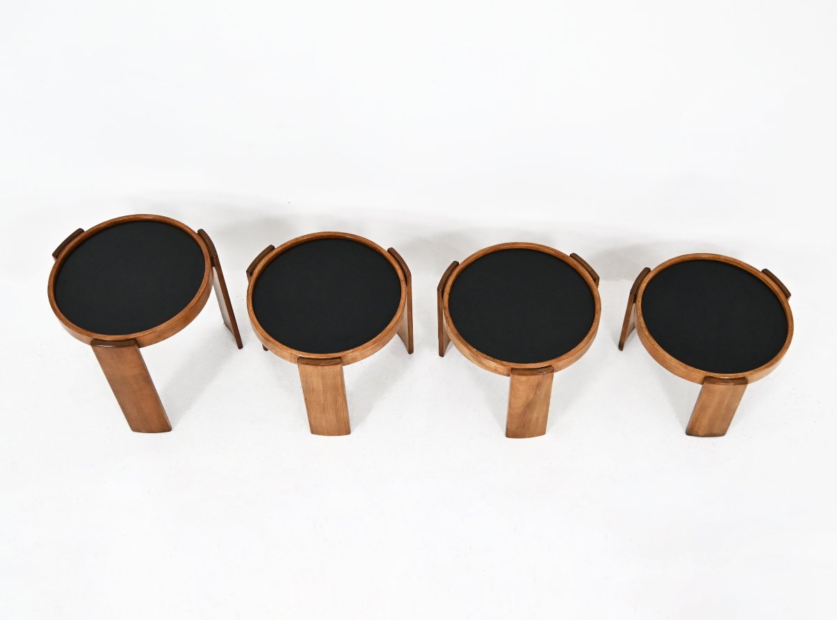 Model 780 Nesting Tables By Gianfranco Frattini For Cassina, 1960s-photo-4