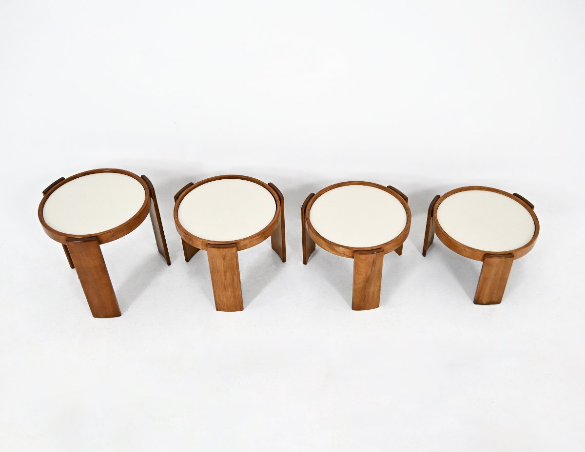 Model 780 Nesting Tables By Gianfranco Frattini For Cassina, 1960s-photo-5