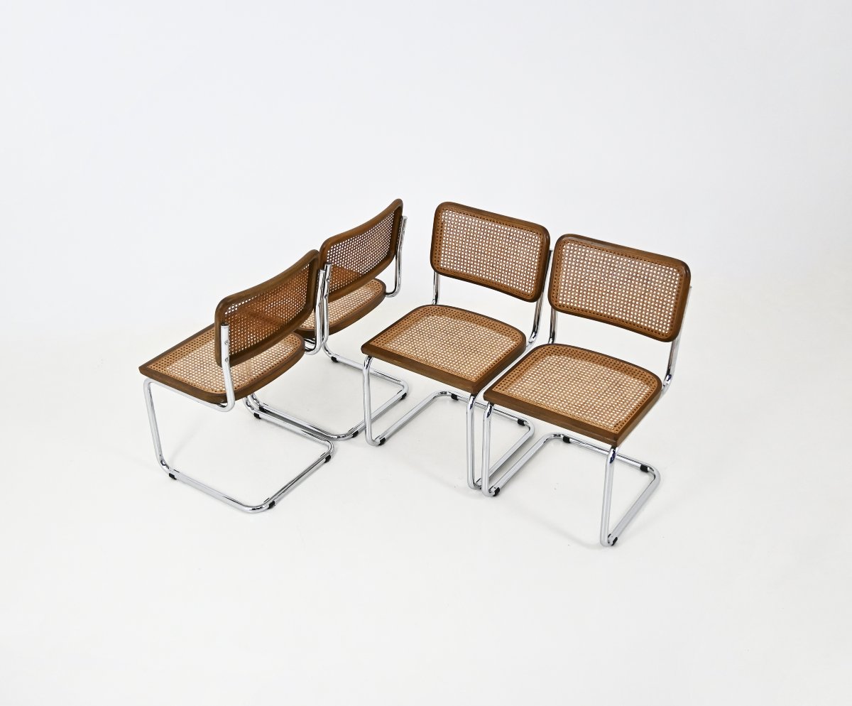 Dining Chairs Style B32 By Marcel Breuer Set Of 4-photo-2