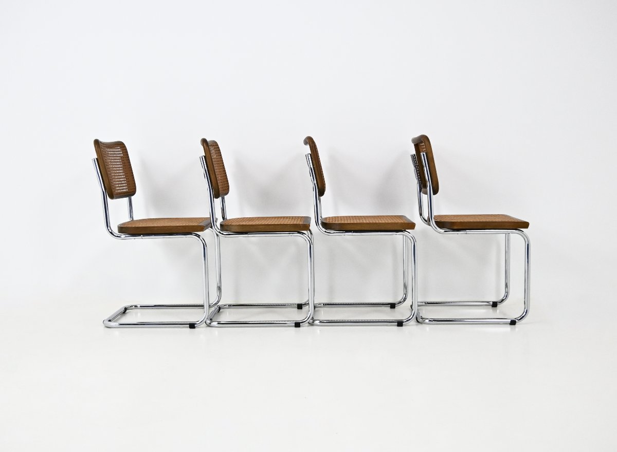 Dining Chairs Style B32 By Marcel Breuer Set Of 4-photo-4