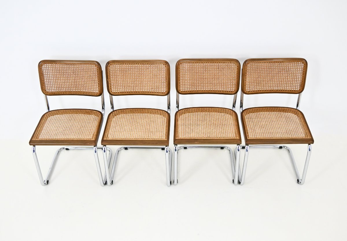 Dining Chairs Style B32 By Marcel Breuer Set Of 4-photo-3