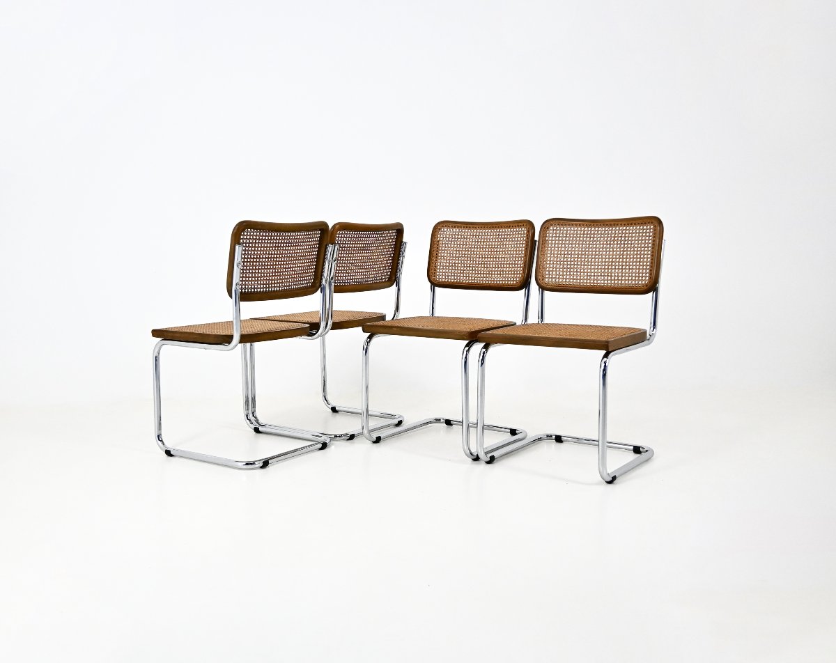 Dining Chairs Style B32 By Marcel Breuer Set Of 4
