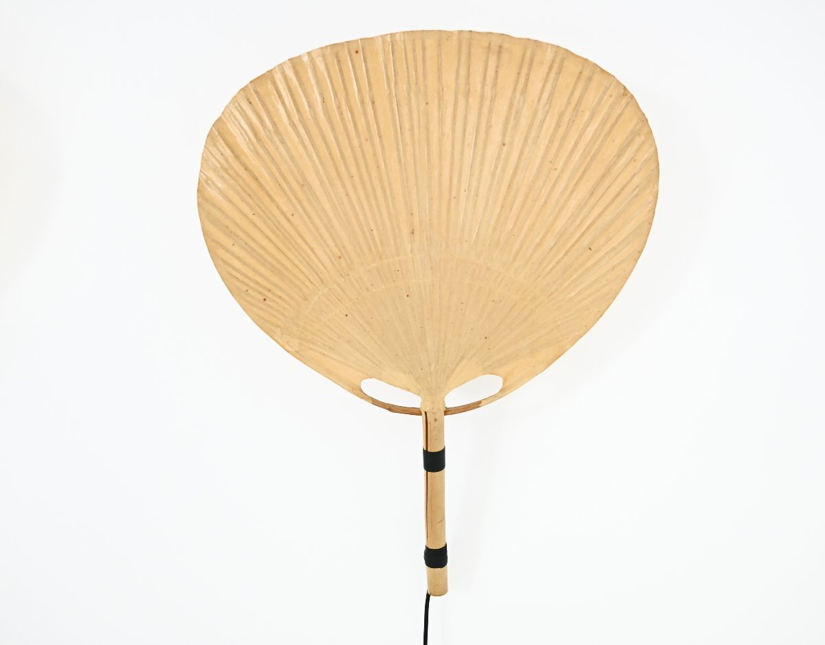 Pair Of “uchiwa” Wall Sconces By Ingo Maurer For M Design, 1970s-photo-1