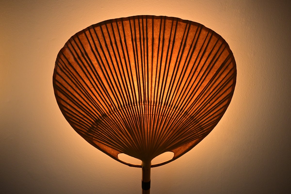 Pair Of “uchiwa” Wall Sconces By Ingo Maurer For M Design, 1970s-photo-2