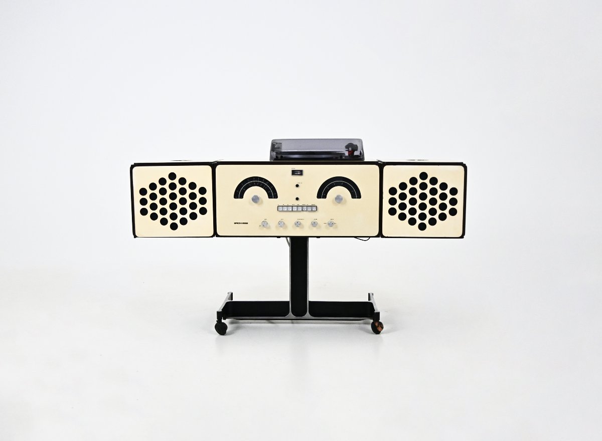 Radio stéréo RR-126 de Pier Giacomo et Achille Castiglioni pour Brionvega, années 1960