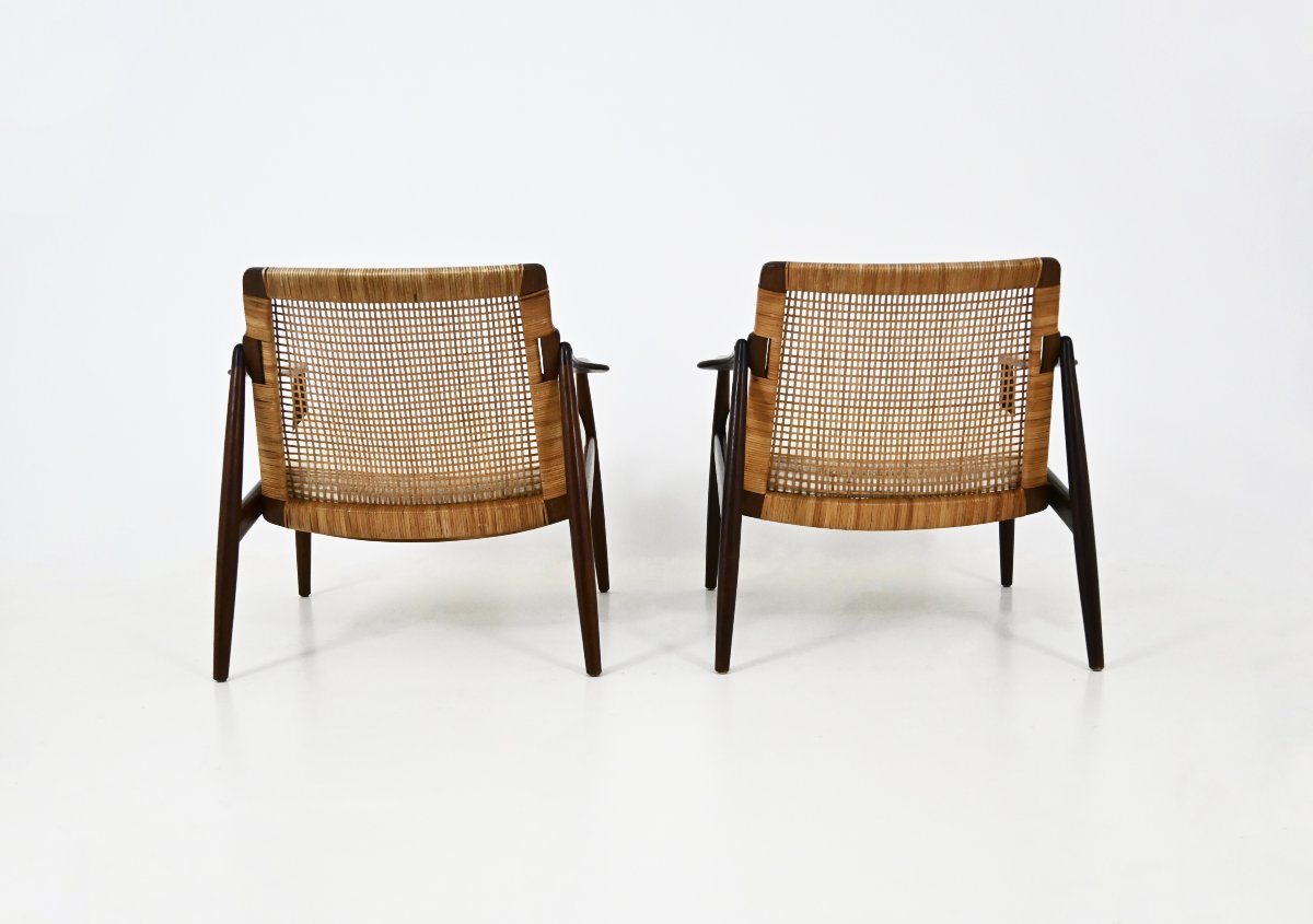 Paire de Fauteuils « Modèle 400 » de Hartmut Lohmeyer pour Wilkhahn, années 1950-photo-1