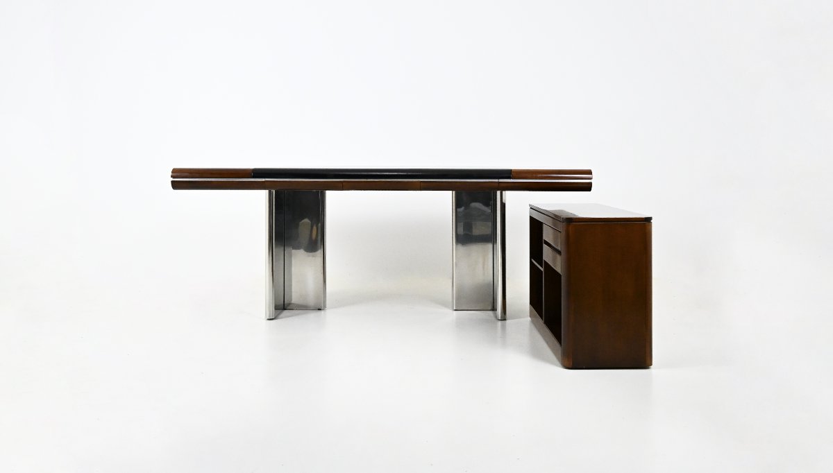 Italian Desk Designed By Hans Von Klier For Skipper, 1970s-photo-3