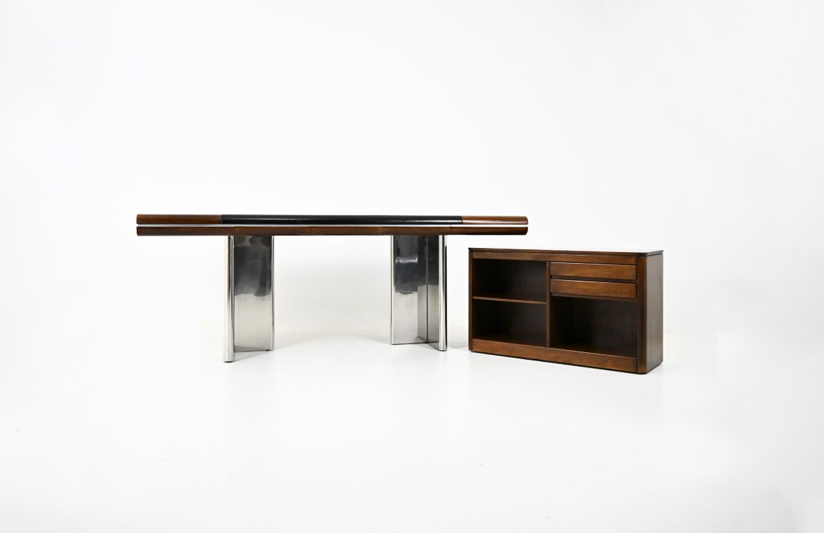 Italian Desk Designed By Hans Von Klier For Skipper, 1970s-photo-4
