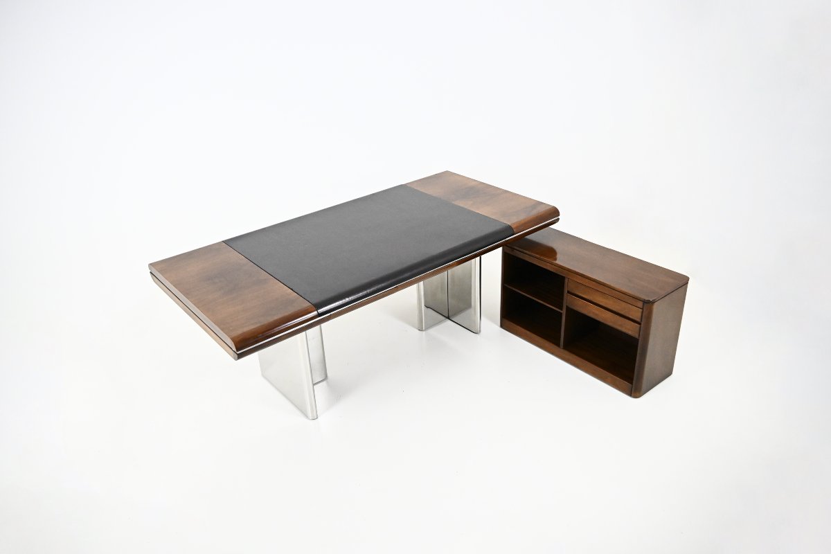 Italian Desk Designed By Hans Von Klier For Skipper, 1970s