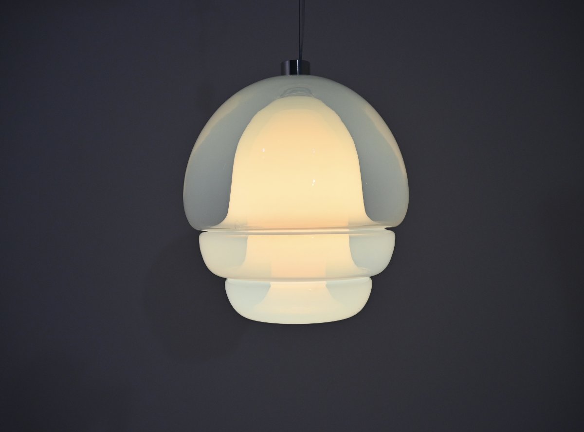 Ls 134 “medusa” Murano Glass Pendant Lamp By Carlo Nason For Mazzega, 1960s