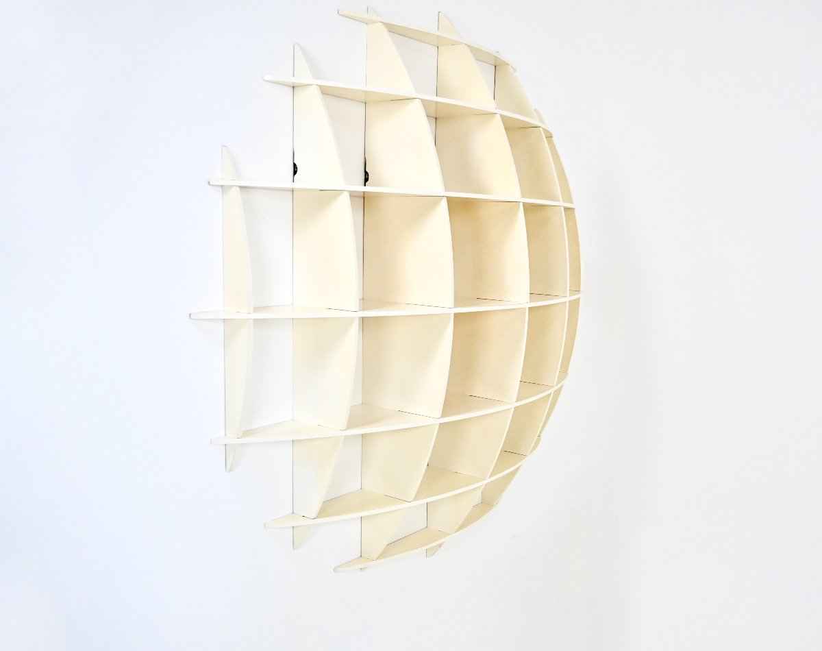 "tyco" Wall Bookcase By Manfredo Massironi For Nikol International, 1970s-photo-3