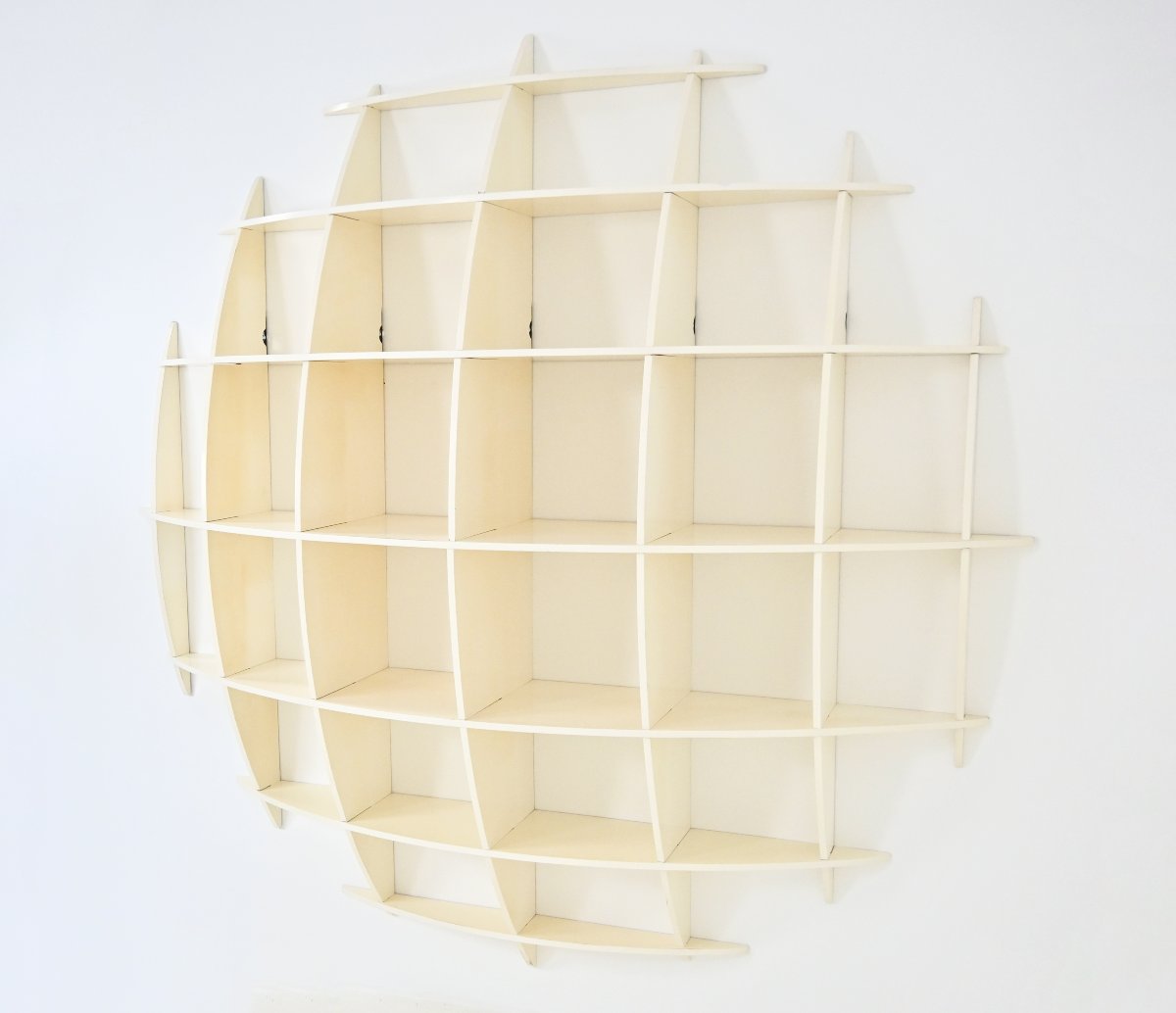 "tyco" Wall Bookcase By Manfredo Massironi For Nikol International, 1970s
