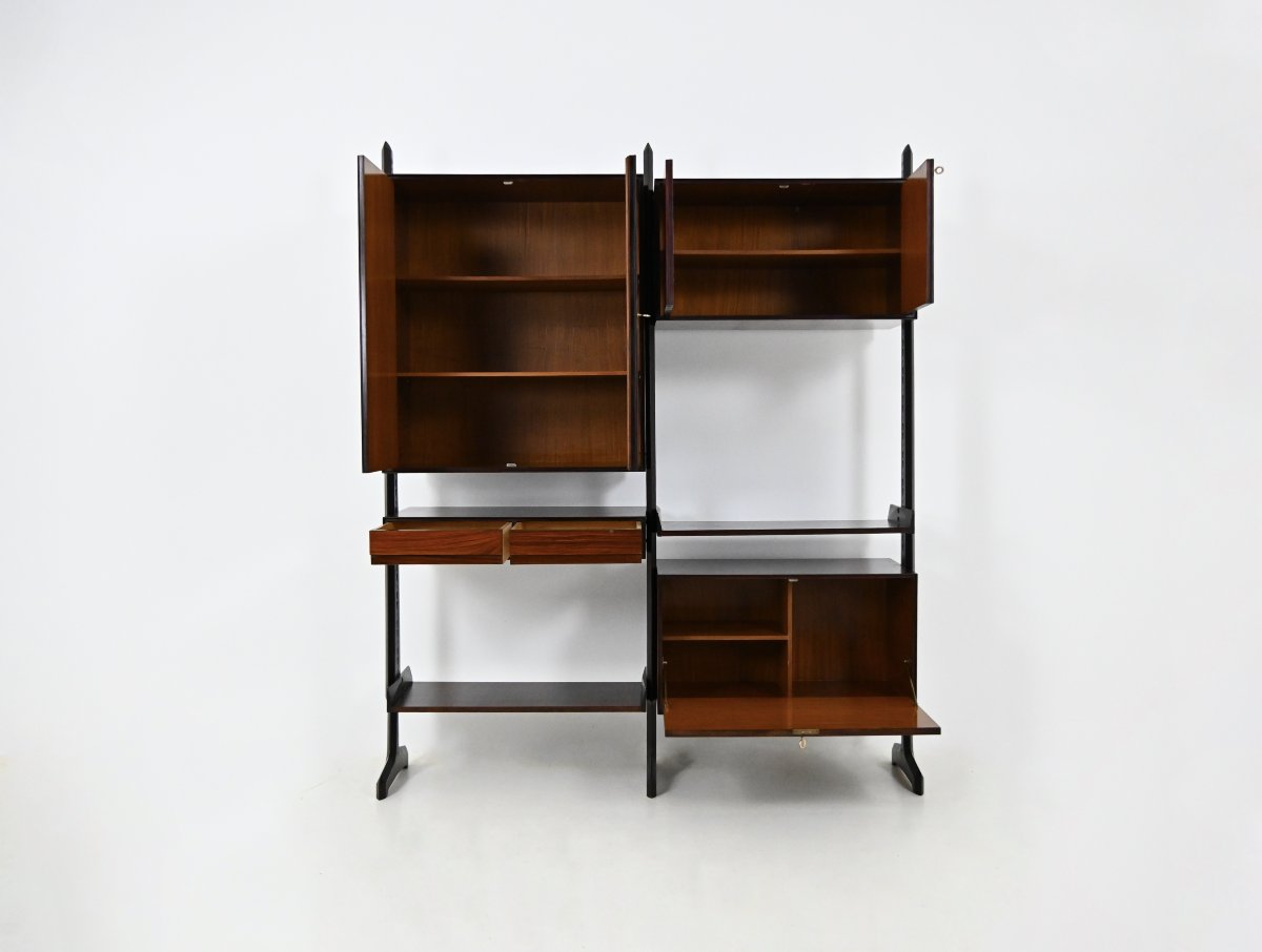 Italian Bookcase By Vittorio Dassi For Dassi, 1950s-photo-2