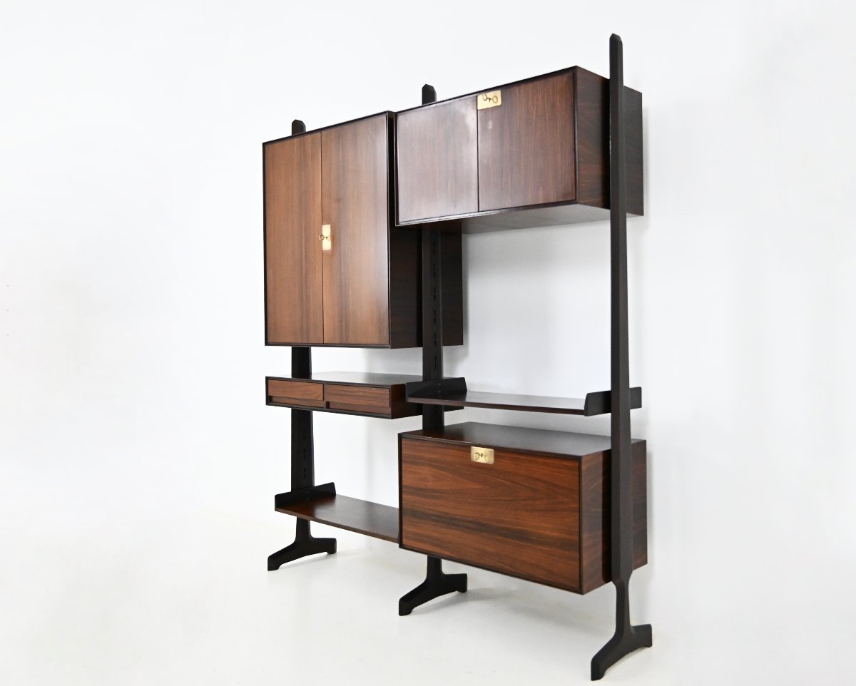 Italian Bookcase By Vittorio Dassi For Dassi, 1950s-photo-3
